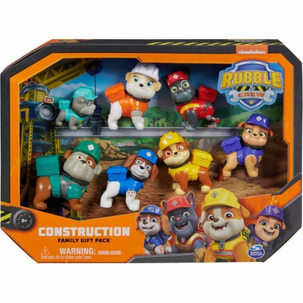 Spin Master Figurky Paw Patrol Rubble a jeho posádka