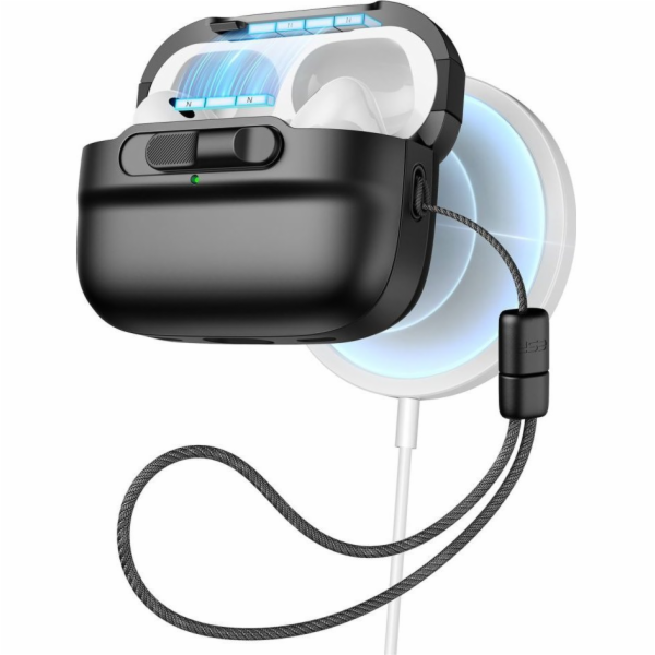 ESR ESR PULSE HALOLOCK MAGSAFE APPLE AIRPODS PRO 1 / 2 ČERNÁ
