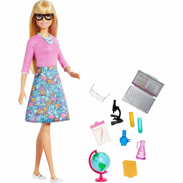 Mattel Panenka Barbie Učitelka s notebookem GJC23