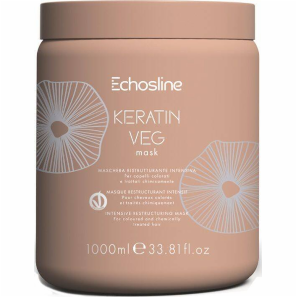 Echosline Regenerační vlasová maska Keratin Veg 1000ml
