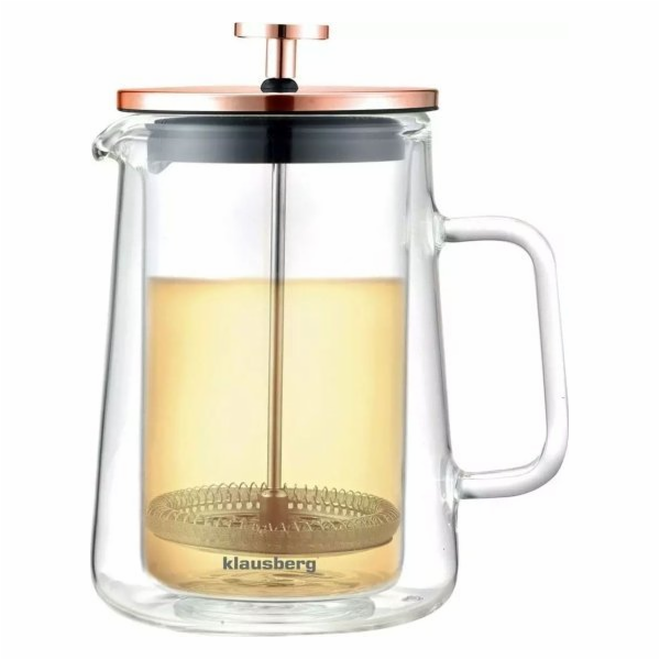 Klausberg PÍSTOVÝ TERMOKONVICNÍ KÁVOVAR/ČAJOVAR 600ML KLA...