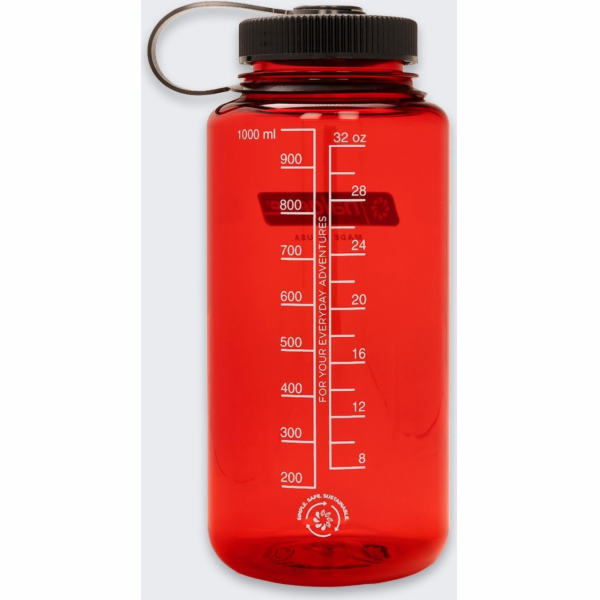Nalgene Láhev s širokým hrdlem WM 1 l červená