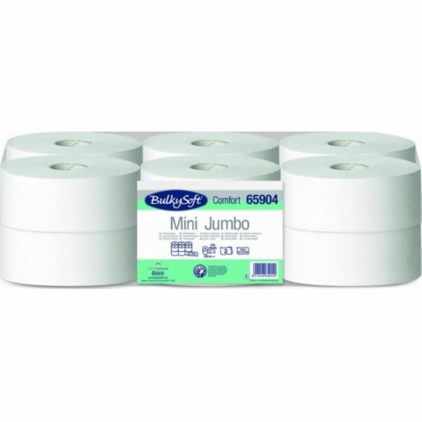 Bulky Soft Toaletní papír mini JUMBO 120 m 65904 BULKYSOF...