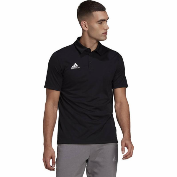 Adidas Tričko s límečkem ENTRADA 22 HB5328 HB5328 černé XXXL