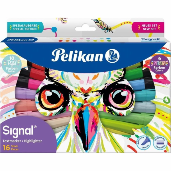 Pelikan Pelikan 825078 popisovač 16 ks. Hrot sekáče Víceb...