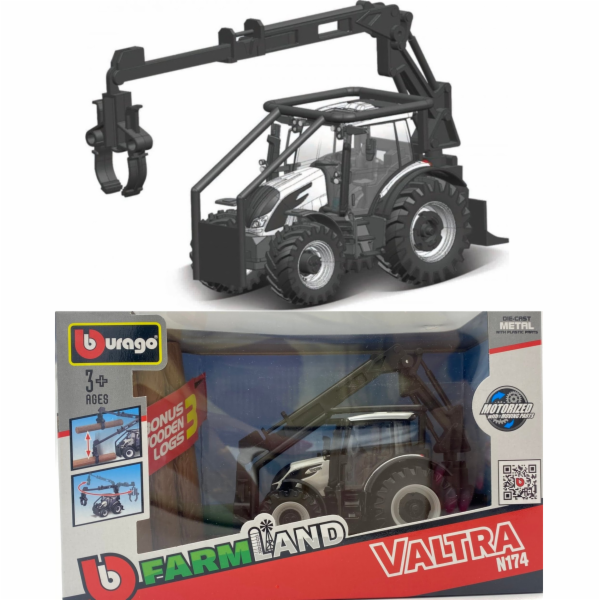 Teka Valtra N174 s pohonem polena BBURAGO