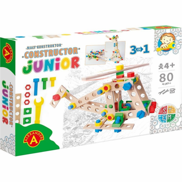 Teka Little Constructor Junior - Vrtulník 3v1 ALEX