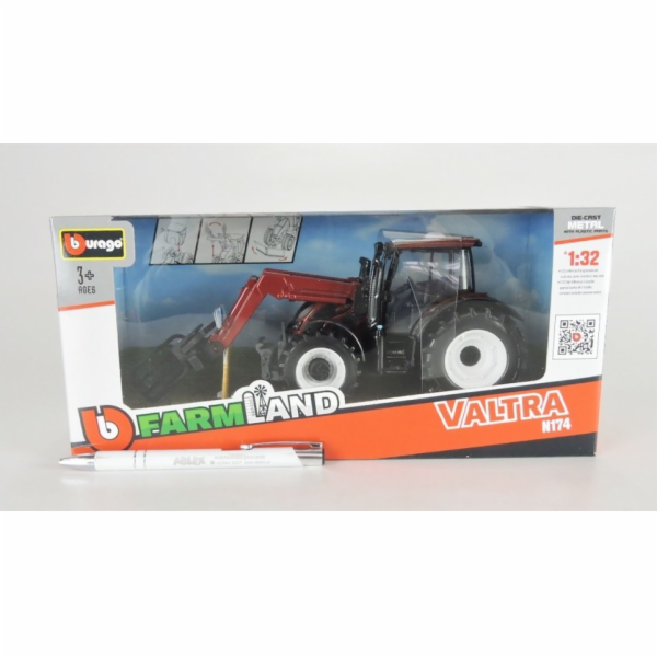 Teka Valtra N174 s pluhem BBURAGO