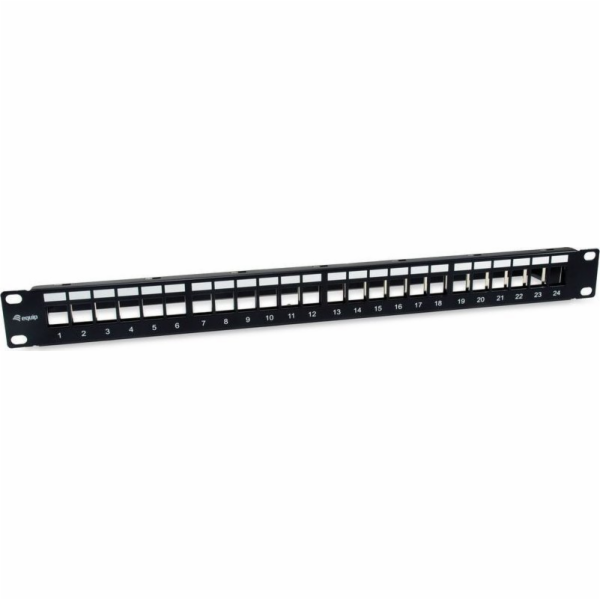 Equip Equip Patchpanel 24x Cat6A 19 FTP 1HE Keystone Mont...