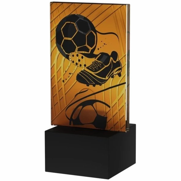 Victoria Sport Monochromatická skleněná trofej na mramoro...