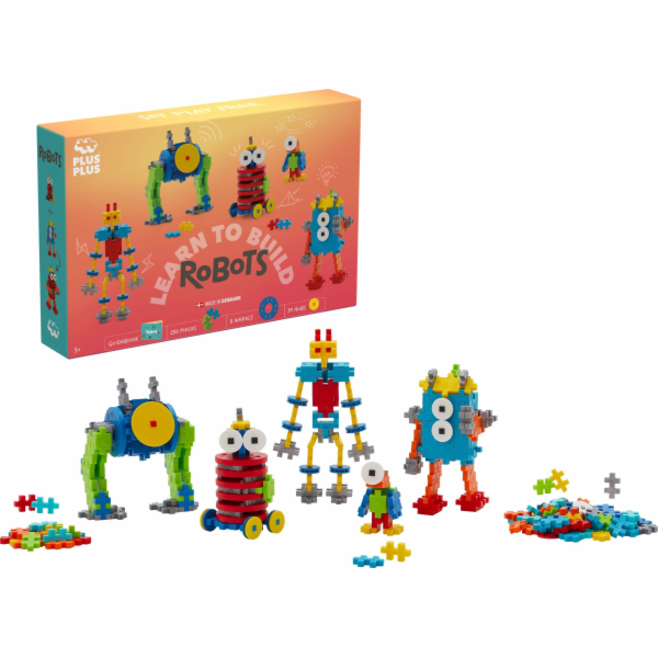 Teka Plus-Plus Blocks Naučte se stavět roboty 275el