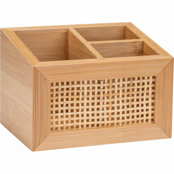 Wenko Univerzální nádoba ALLEGRE BAMBOO, 3 přihrádky, bam...