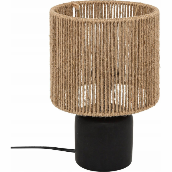 Atmosphera Keramická stolní lampa KOBY s opleteným stínid...