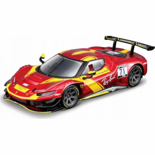 Bburago Ferrari Racing 296 GT3 2023 červená 1:43 BBURAGO