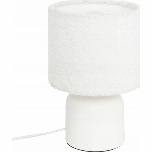Atmosphera Keramická stolní lampa BONA se stínidlem boucl...