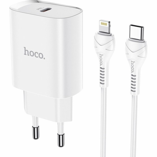 Hoco Nabíječka HOCO do zásuvky typu C + kabel typu C do L...