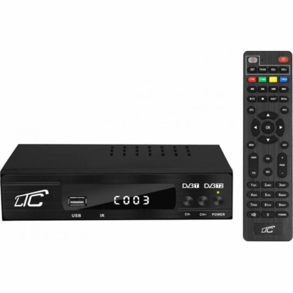LTC TUNER DVB-T2 LXDVB506 rekordér s dálkovým ovládáním