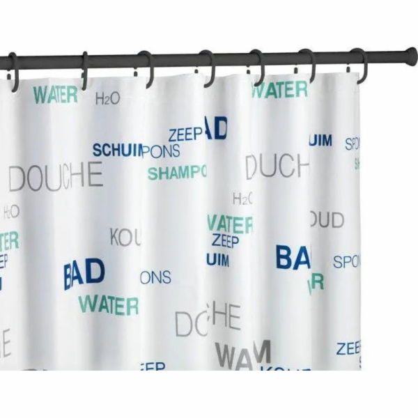 Wenko Teleskopická sprchová tyč, 70 - 115 cm, černá, WENKO