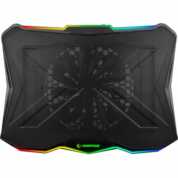 Rampage Chladicí podložka Showy 15-17 RGB, nastavitelná (...