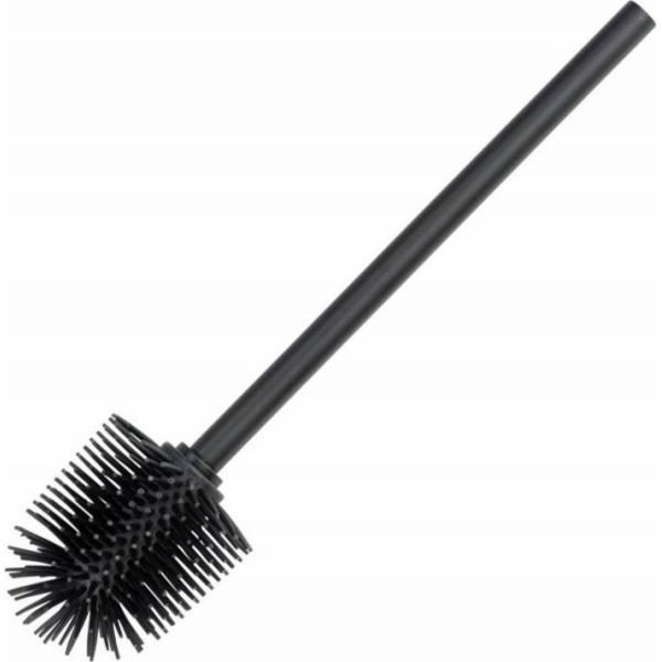 Wenko Silikonový WC kartáč O 8 cm, černý, WENKO