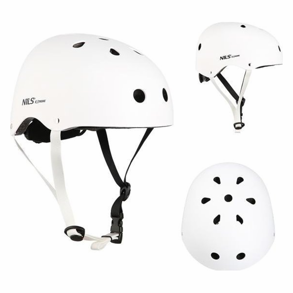 Nils Extreme Přilba MTW001 BÍLÁ VELIKOST M (55-58 CM)