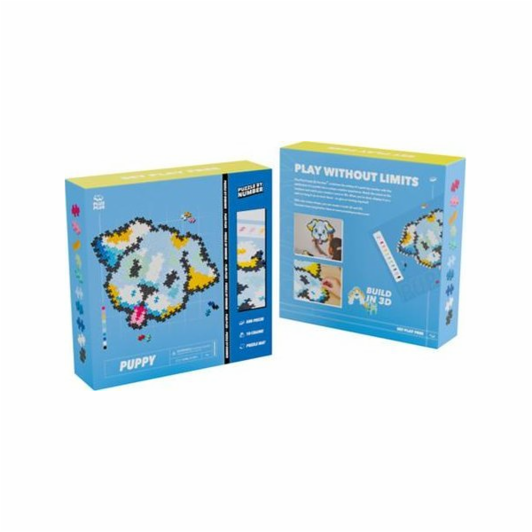 Plus Plus Plus-Plus Puzzle podle čísel - Pes 500 dílků