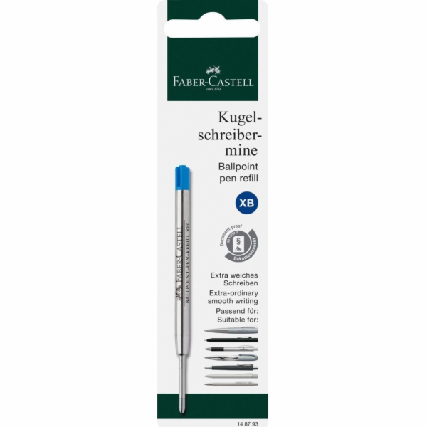 Faber-Castell Náplň do kuličkového pera 148793 modrá, 1 ks.