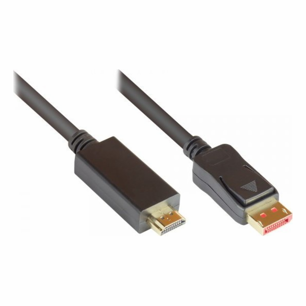 Alcasa Adaptér AV Alcasa DP14-HDMI3 Kabelový adaptér 3m D...