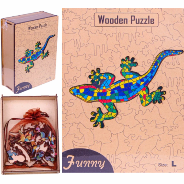 Norimpex DŘEVĚNÉ PUZZLE PRO DOSPĚLÉ DÁREK JAKO SKLADANKA
