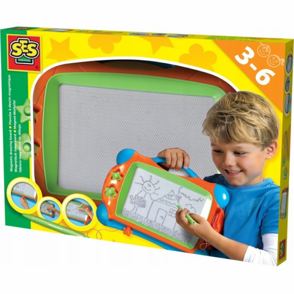 SES SES Magnetická tabule s nápisem + 2 razítka 14646 46467