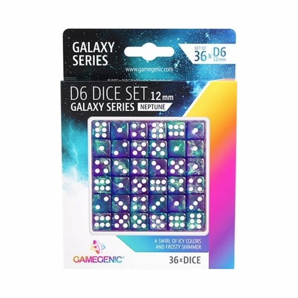 Gamegenic Gamegenic: Galaxy Series - Sada kostek D6 (12 m...