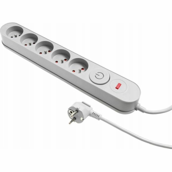 Plastrol Prodlužovací lišta Filtr W-00022 s přepěťovou oc...