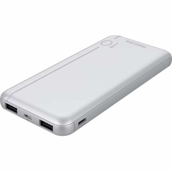 Philips Powerbanka Powerbanka 10000mAh 2xUSB stříbrné Phi...