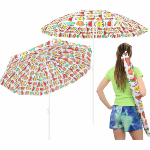 NoName Plážový slunečník Enero Camp 180 cm na balkóně