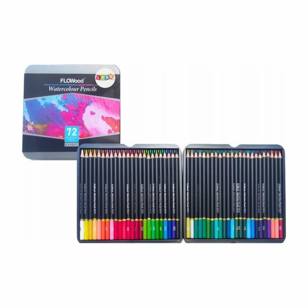LeanToys Sada 72 rozpustných pastelek