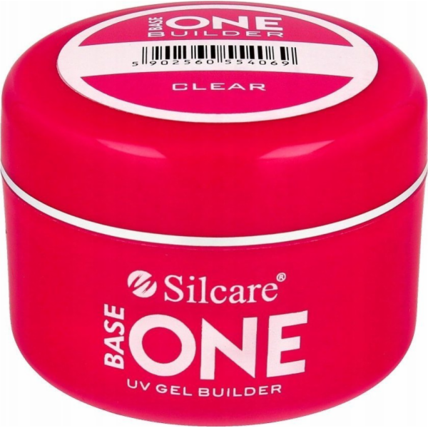 NoName SILCARE_Base One UV gelový nátěr na nehty, čirý, 100g