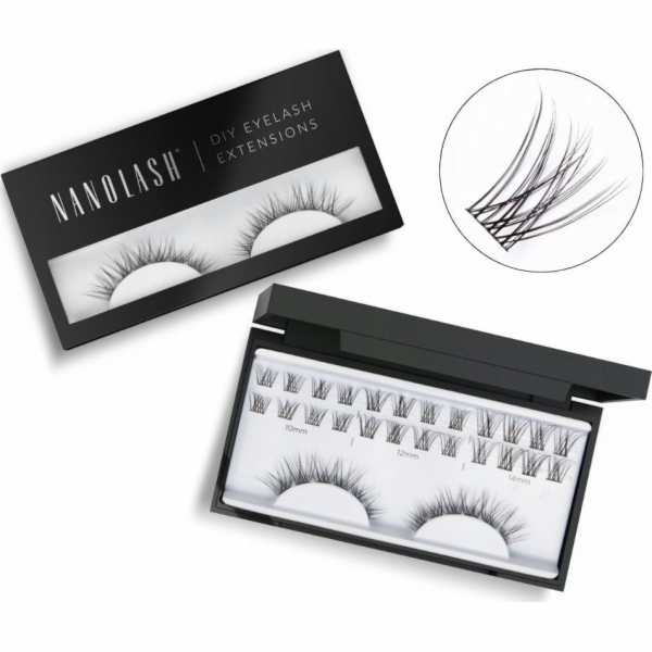 NoName NANOLASH_Eyelash umělé řasy v klastrech Classy 36 ks.