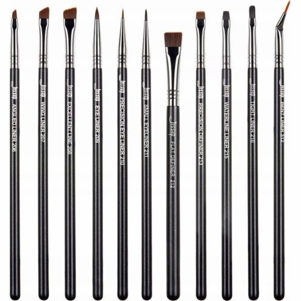 NoName JESSUP_Pro Makeup Eyeliner Brush sada jedenácti št...