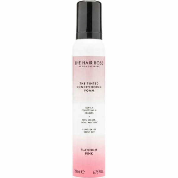 NoName THE HAIR BOSS_Tónovaná pěna růžová 200ml