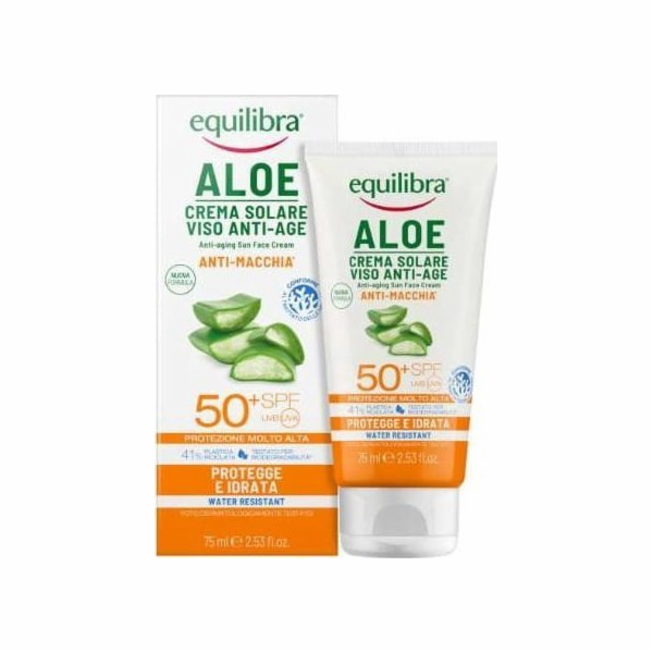NoName EQUILIBRA_Opalovací krém na obličej s aloe vera SP...