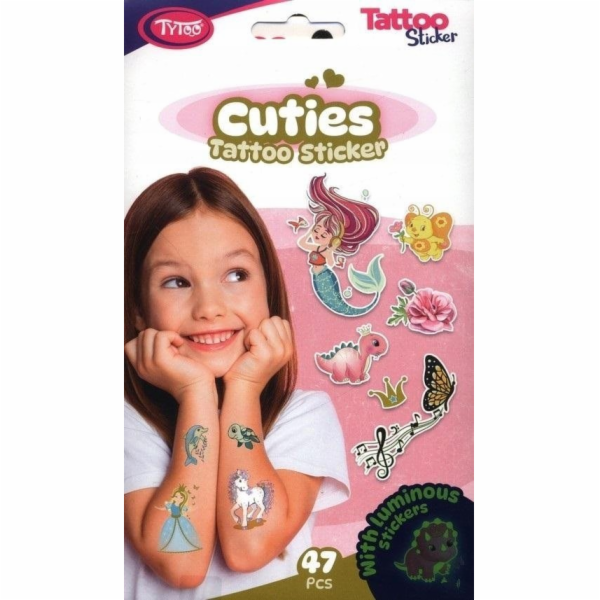 Gazelo TYTOO TETOVÁNÍ SAMOLEPKY ROZTOMILÉ