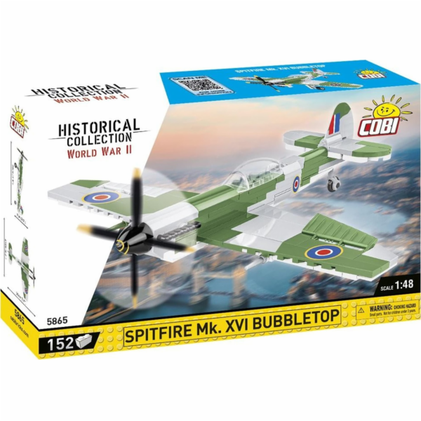 Cobi HC WWII Spitfire Mk. XVI. Bublinový vrchol