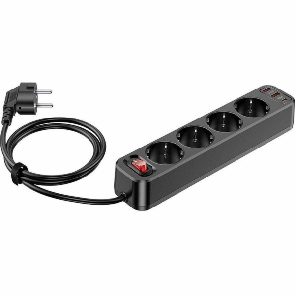 Hoco Prodlužovací kabel HOCO Prodlužovací kabel 4 zásuvky...