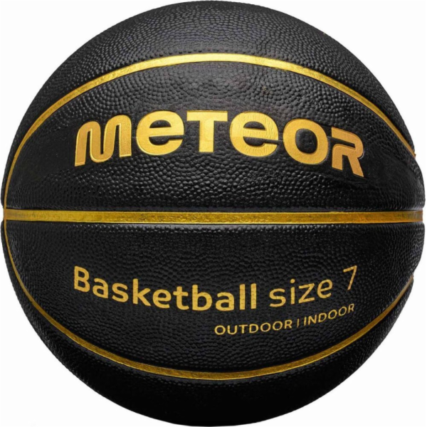 Meteor Basketbalový míč Meteor Cellular 7 černo-zlatý 166...