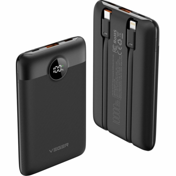 Hoco Powerbanka Veger C11 Best 10000mAh černá