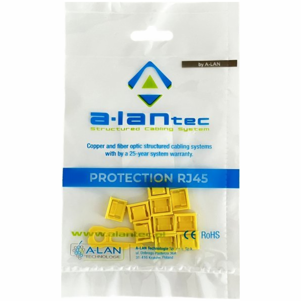 Alantec Zámek USB portu proti neoprávněnému připojení, žl...