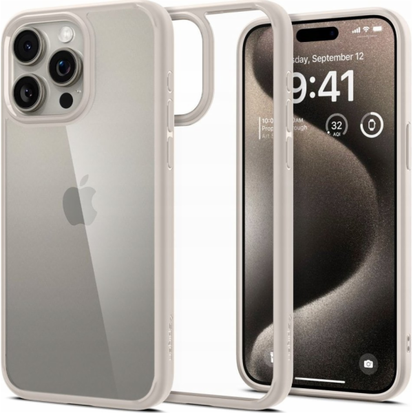 Spigen Ultra Hybrid iPhone 16 Pro přírodní titan/titan AC...