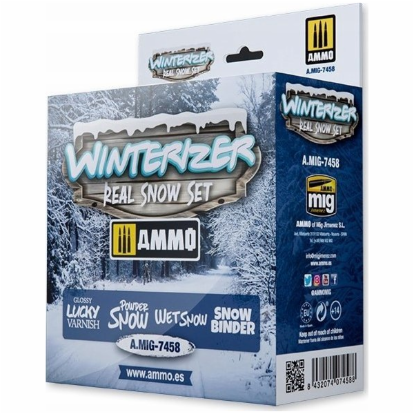 Vallejo Ammo: Winterizer - sada pro opravdový sníh