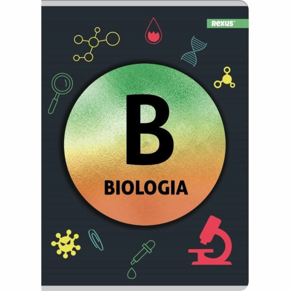 Interdruk Sešit A5/60K s mřížkou Biologie (10 ks)