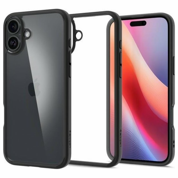 Spigen Ultra Hybrid iPhone 16 Plus matný černý/černý ACS0...